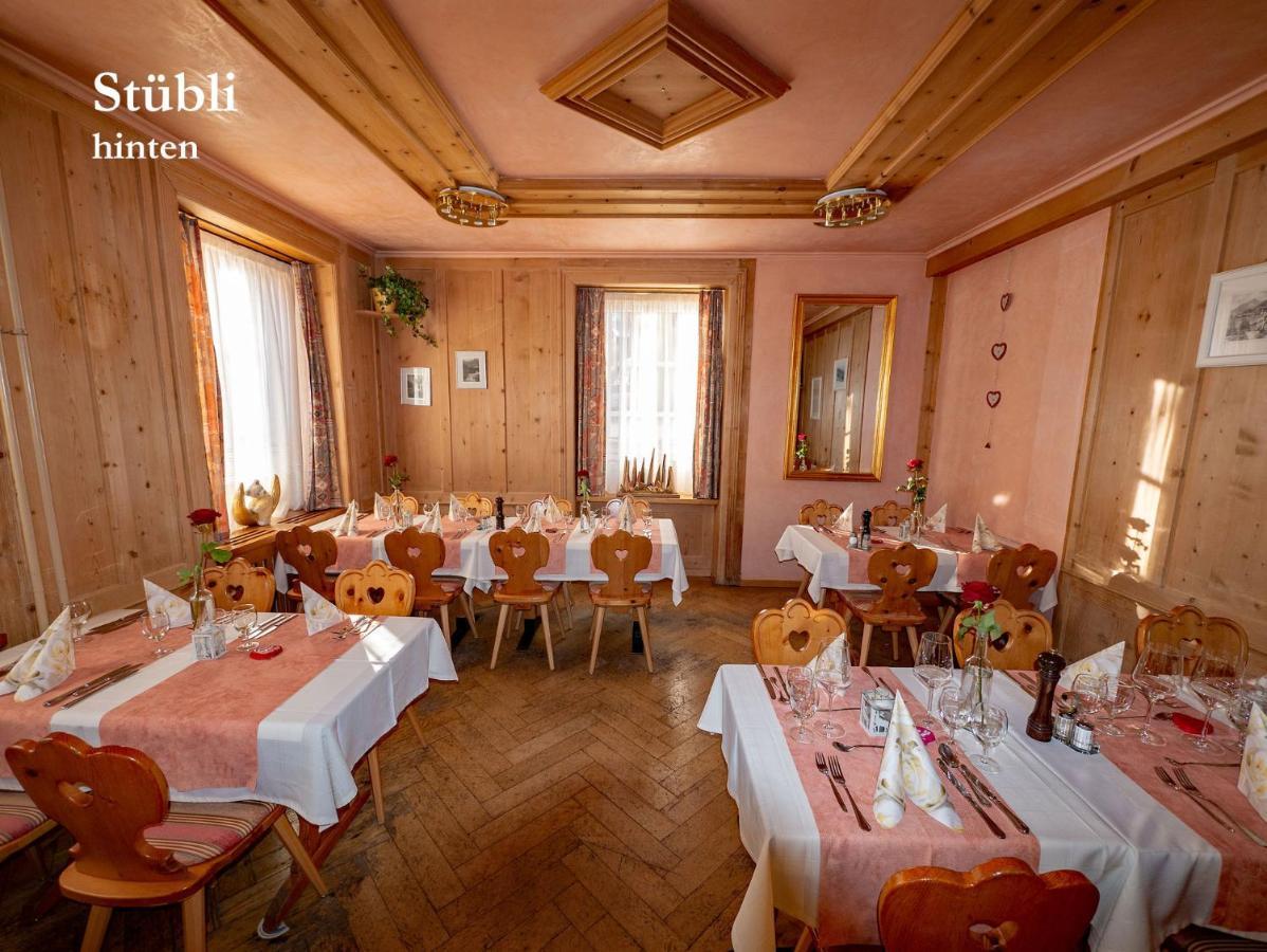Hotel Restaurant Raetia Filisur Exteriér fotografie